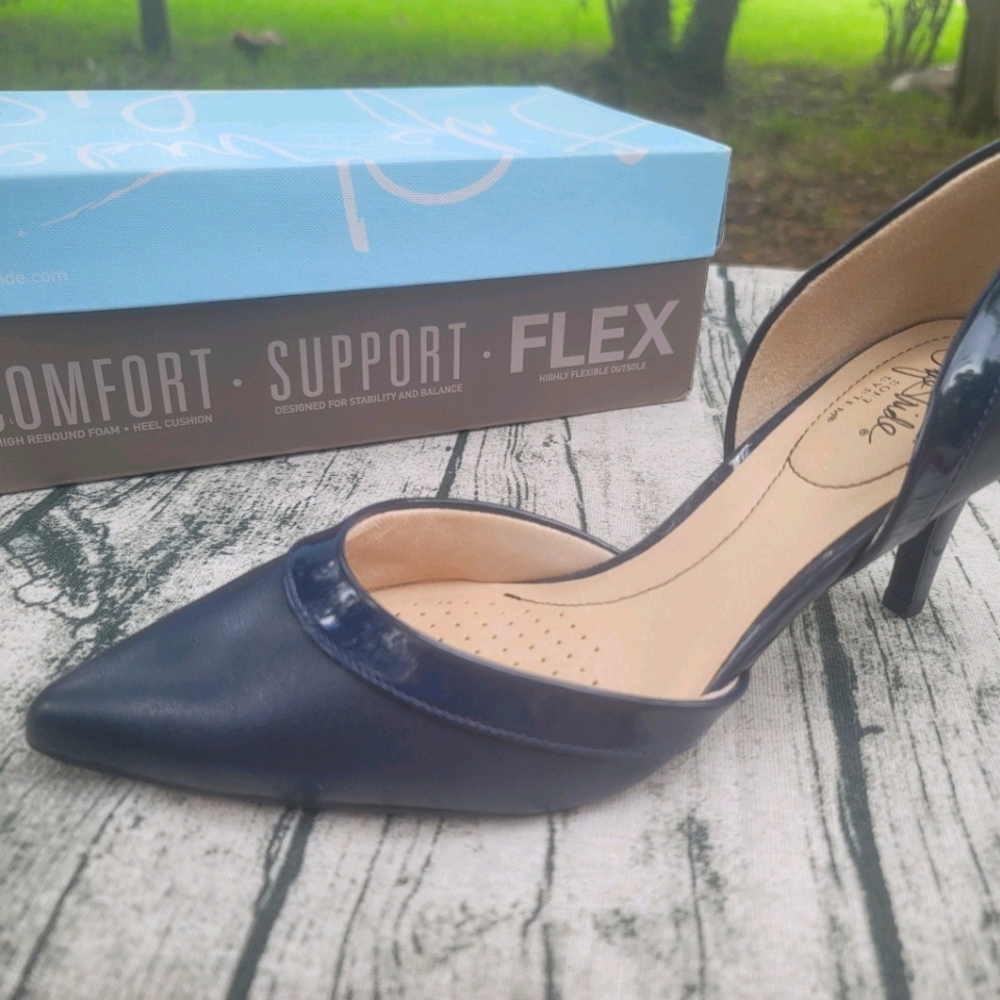 Life Stride Navy Pump - Saldana d'Orsay